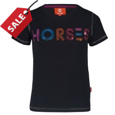 Red Horse Kids T-Shirt Luxor - Black 
